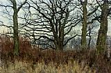 Woodland scene at twilight by William Fraser Garden